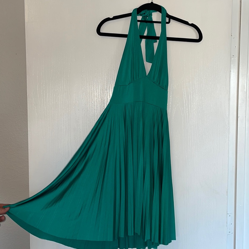 Vintage emerald green dress!